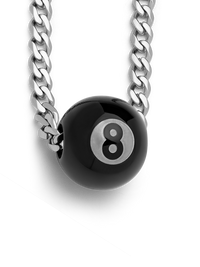 8 Ball Necklace (Steel)