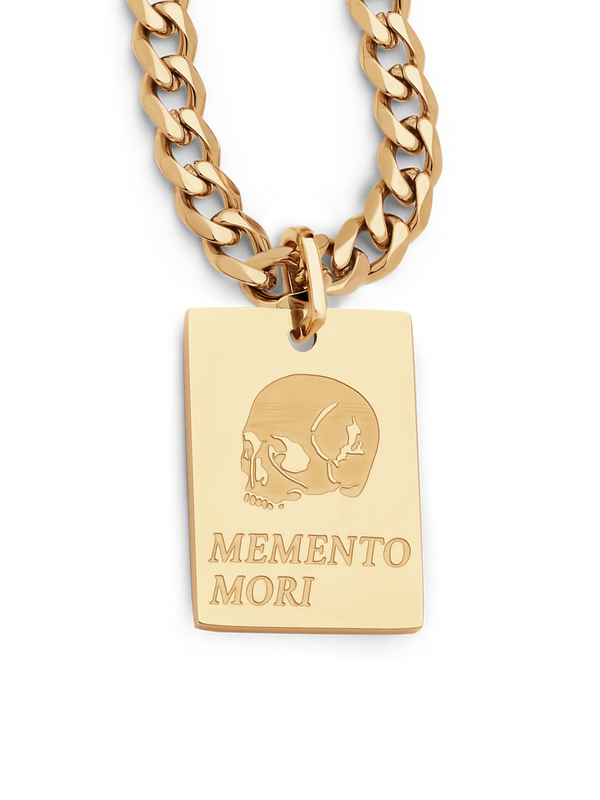 Memento Mori Necklace (Gold)