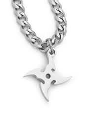Shuriken Necklace (Steel)