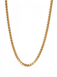 3.0MM Round Box Chain in 18k gold
