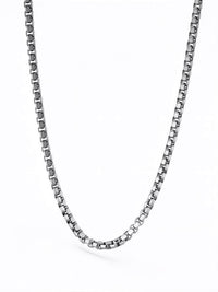 3.0MM Round Box Chain in polished steel