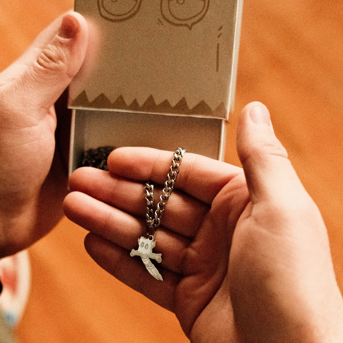 Astrobagboy Necklace lifestyle photo