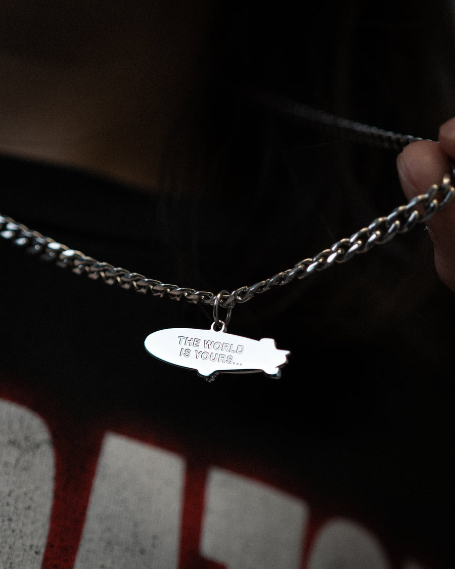 Blimp Necklace lifestyle photo