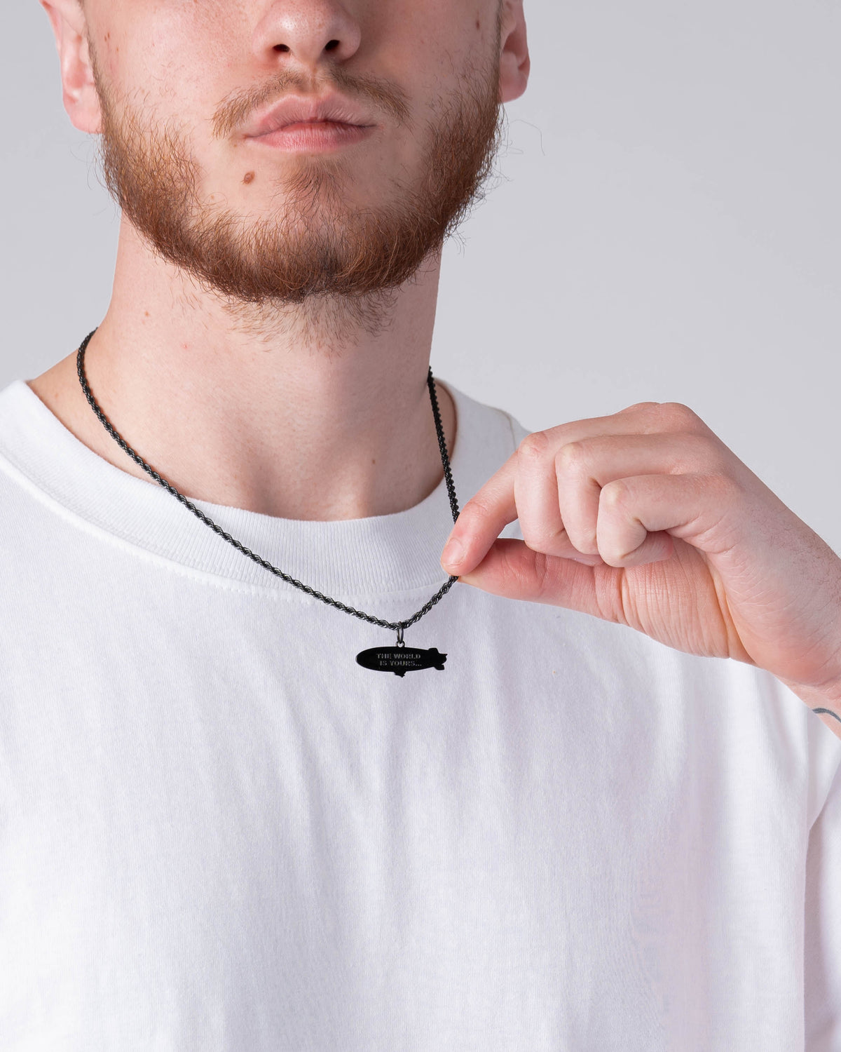 Blimp Necklace lifestyle photo