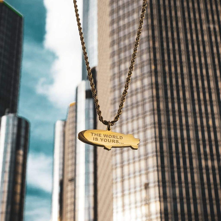Blimp Necklace lifestyle photo
