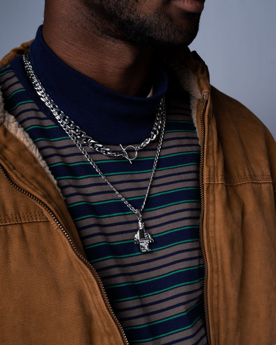Brick Boy Necklace lifestyle photo