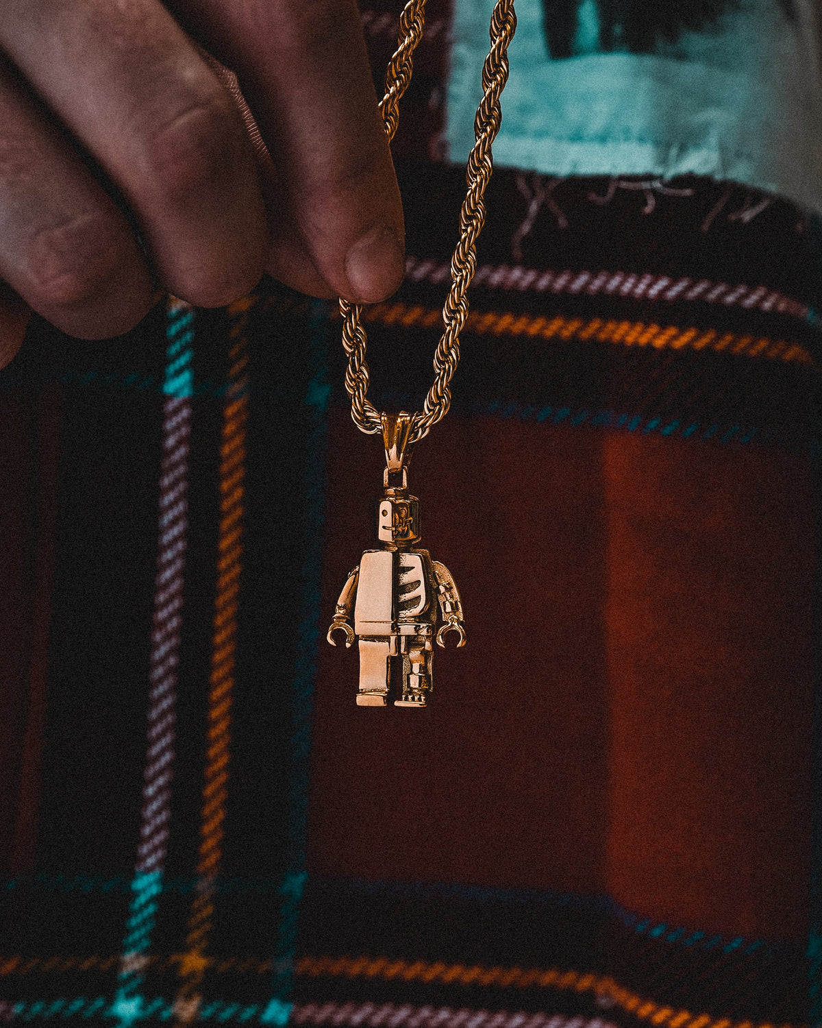 Brick Boy Necklace lifestyle photo