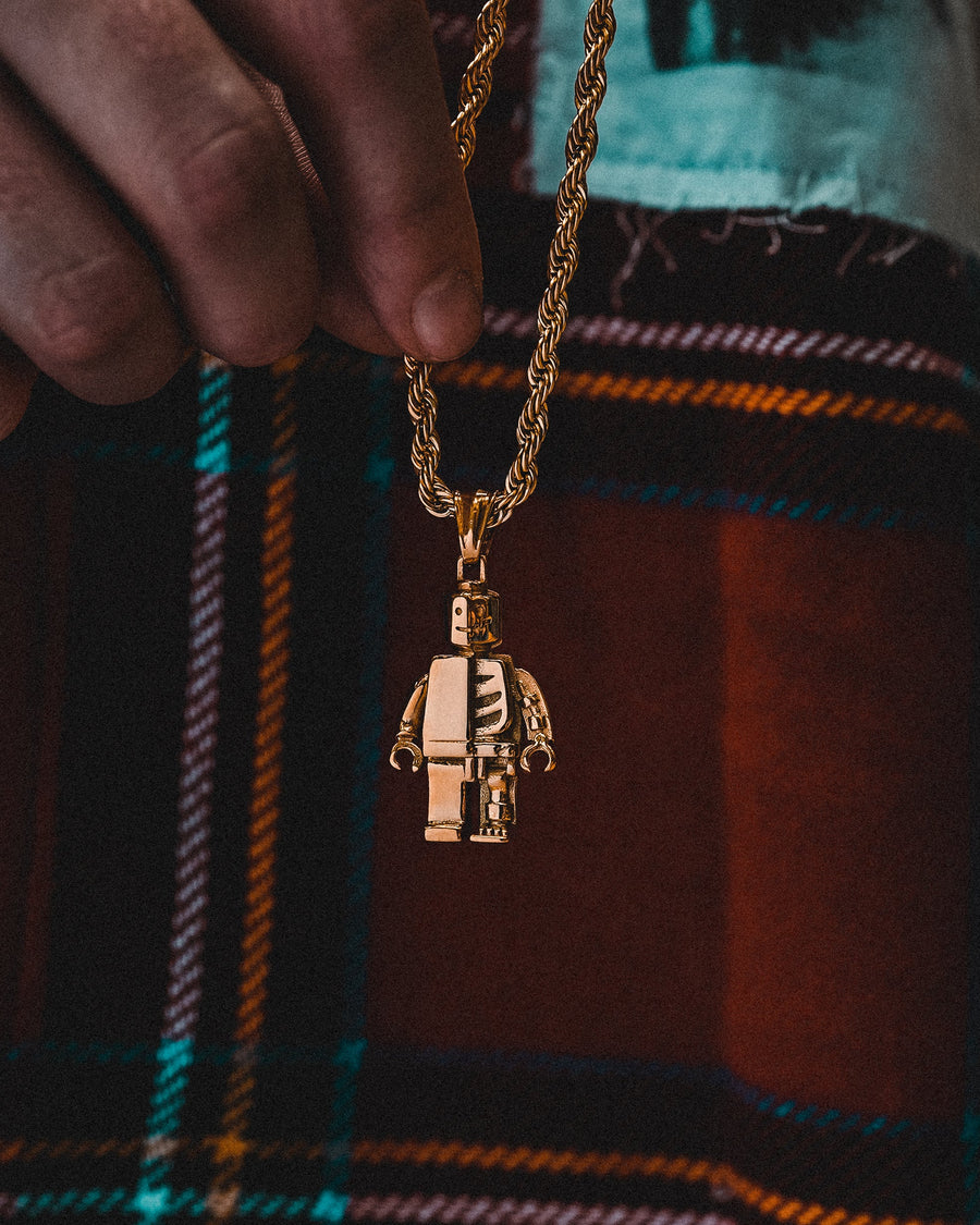 Brick Boy Necklace lifestyle photo