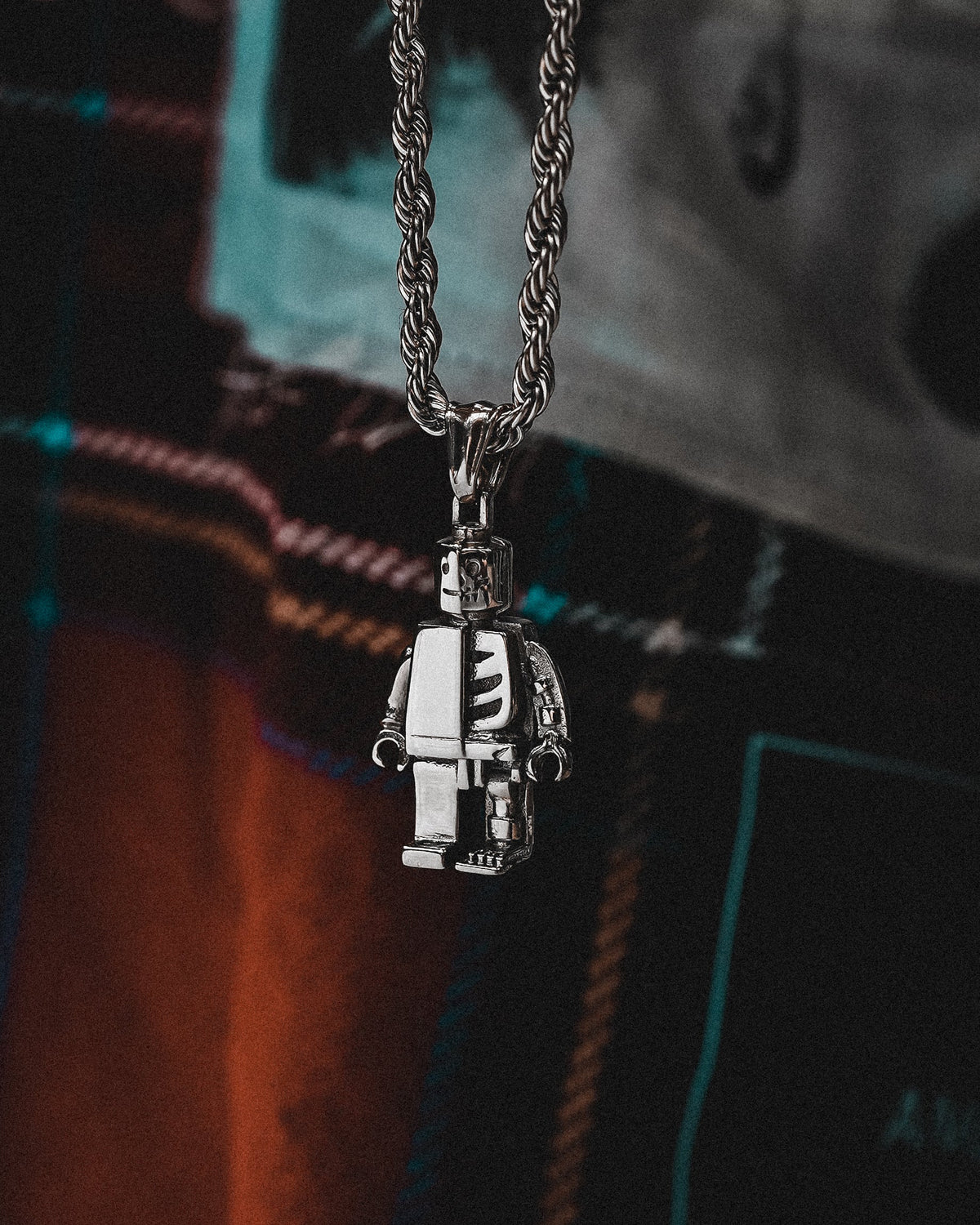 Brick Boy Necklace lifestyle photo