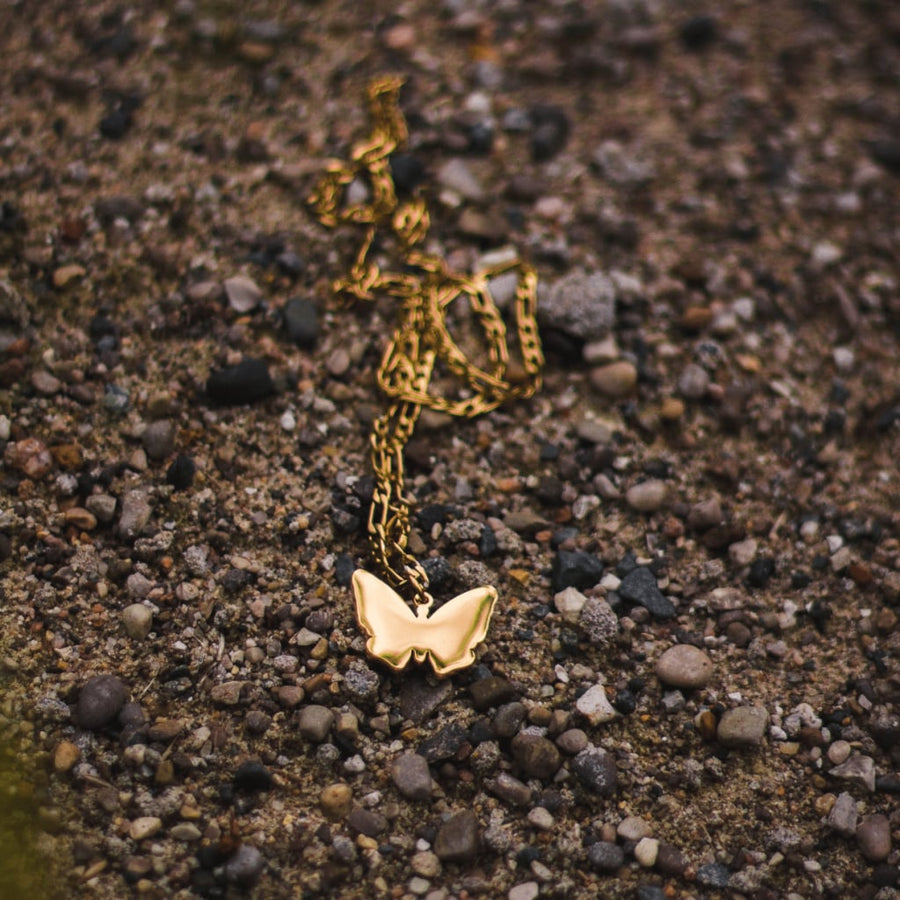 Butterfly Necklace lifestyle photo