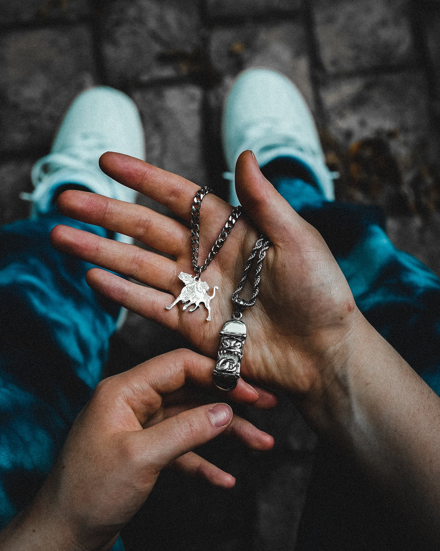 Cerberus Necklace lifestyle photo