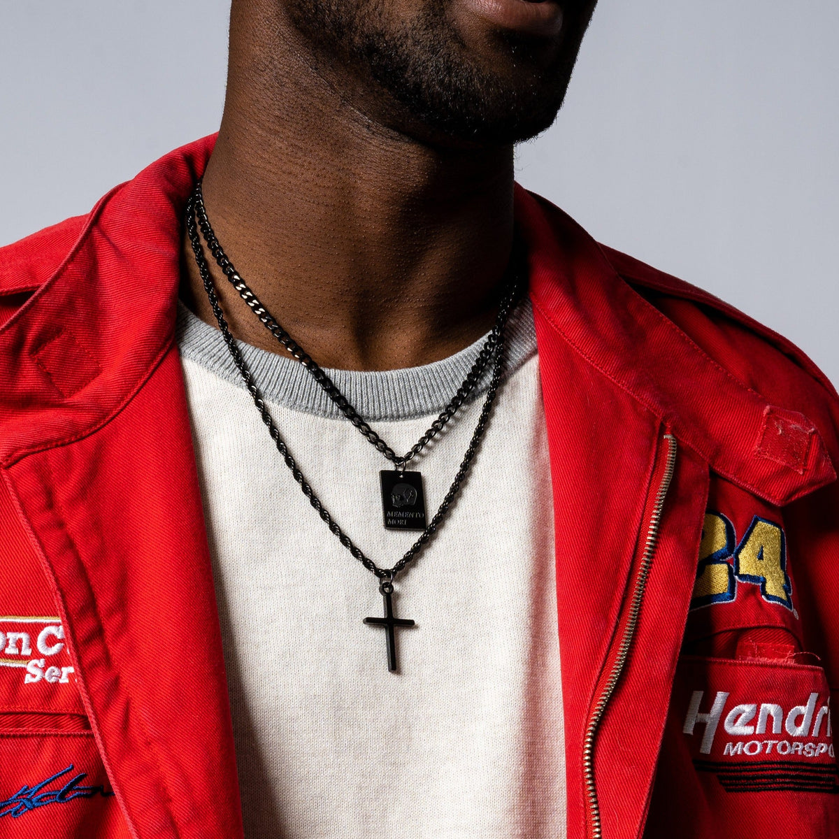 Cross V1 Necklace lifestyle photo