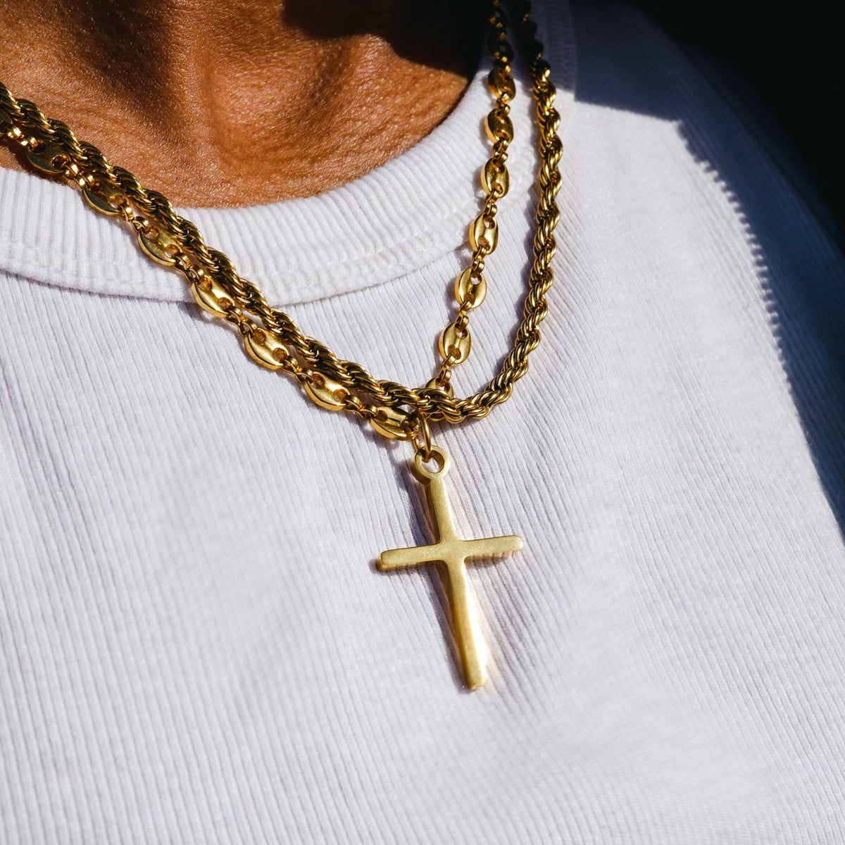 Cross V1 Necklace lifestyle photo