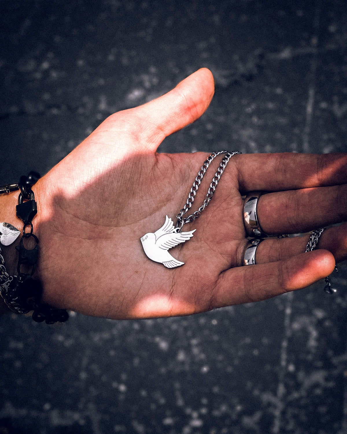 Crybaby Necklace lifestyle photo
