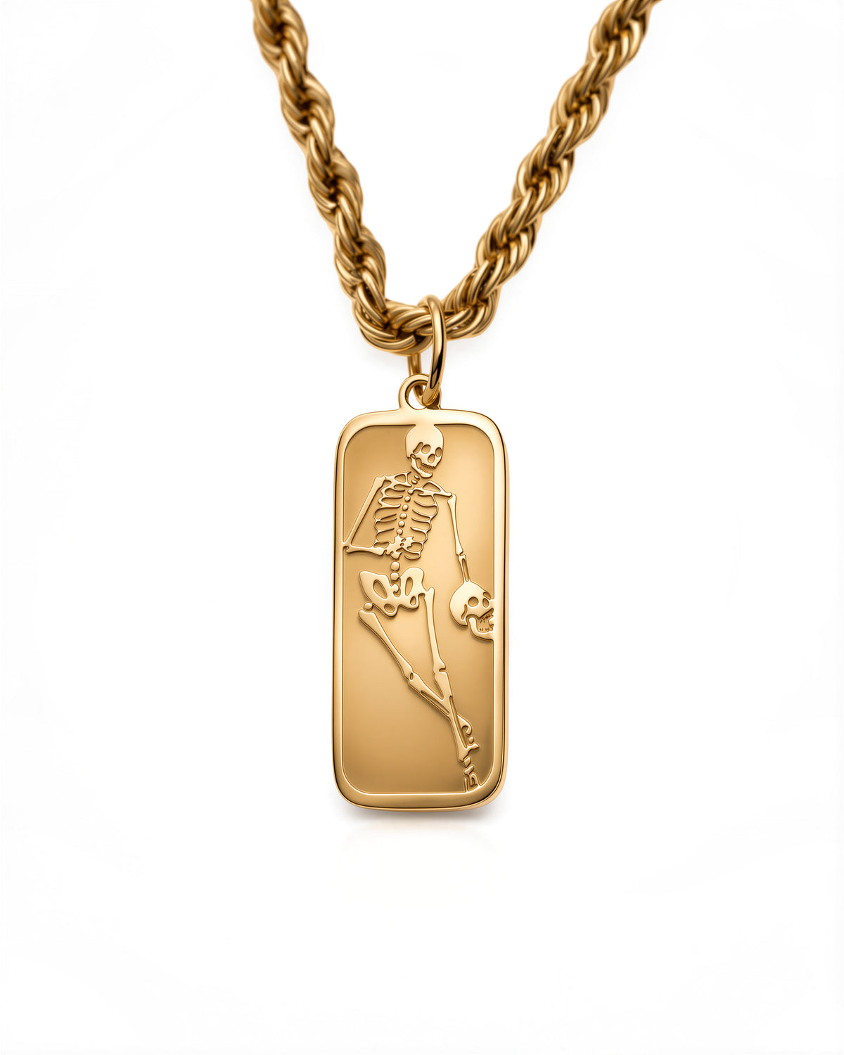 Death League Necklace in 18k Gold