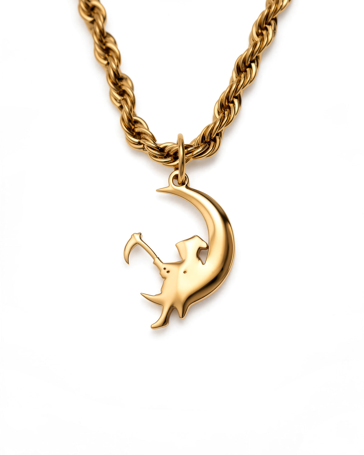 Deathworks Necklace in 18k Gold
