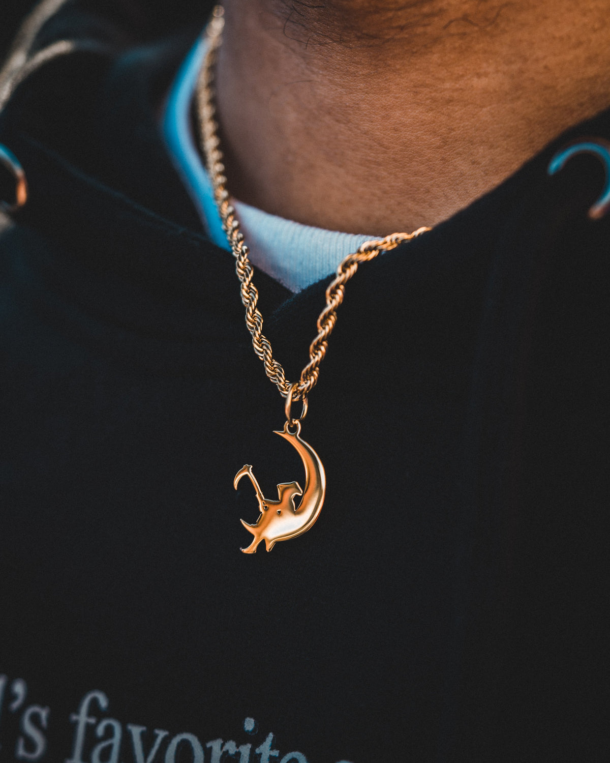 Deathworks Necklace lifestyle photo
