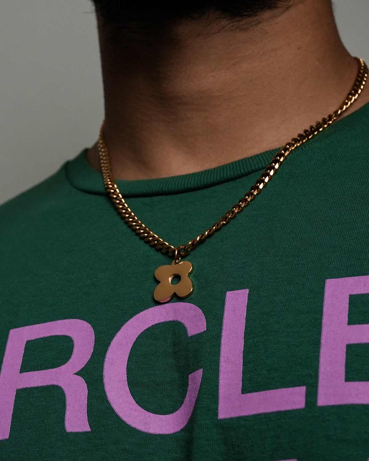 Flower Bud Necklace lifestyle photo