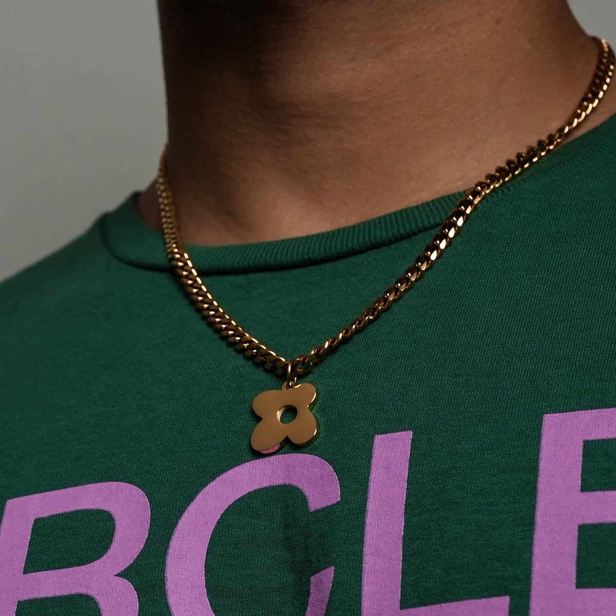 Flower Bud Necklace lifestyle photo