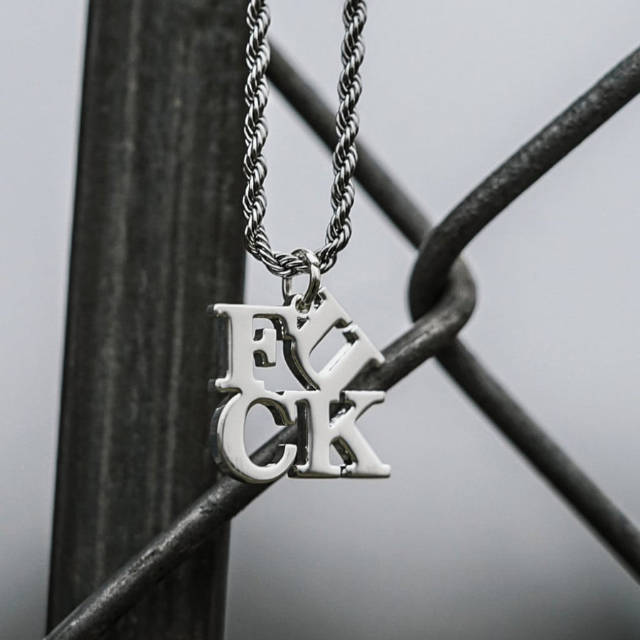 Fuck Love Necklace lifestyle photo