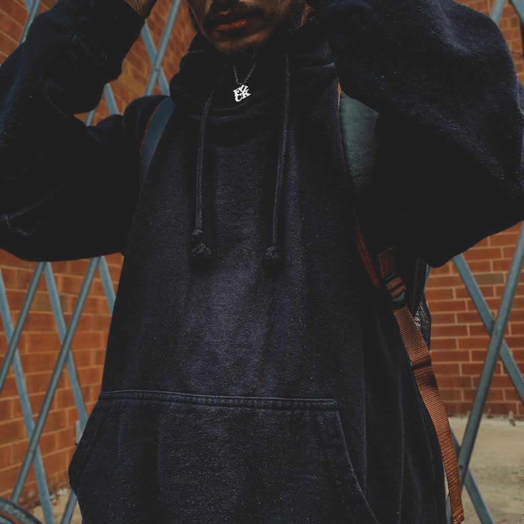 Fuck Love Necklace lifestyle photo