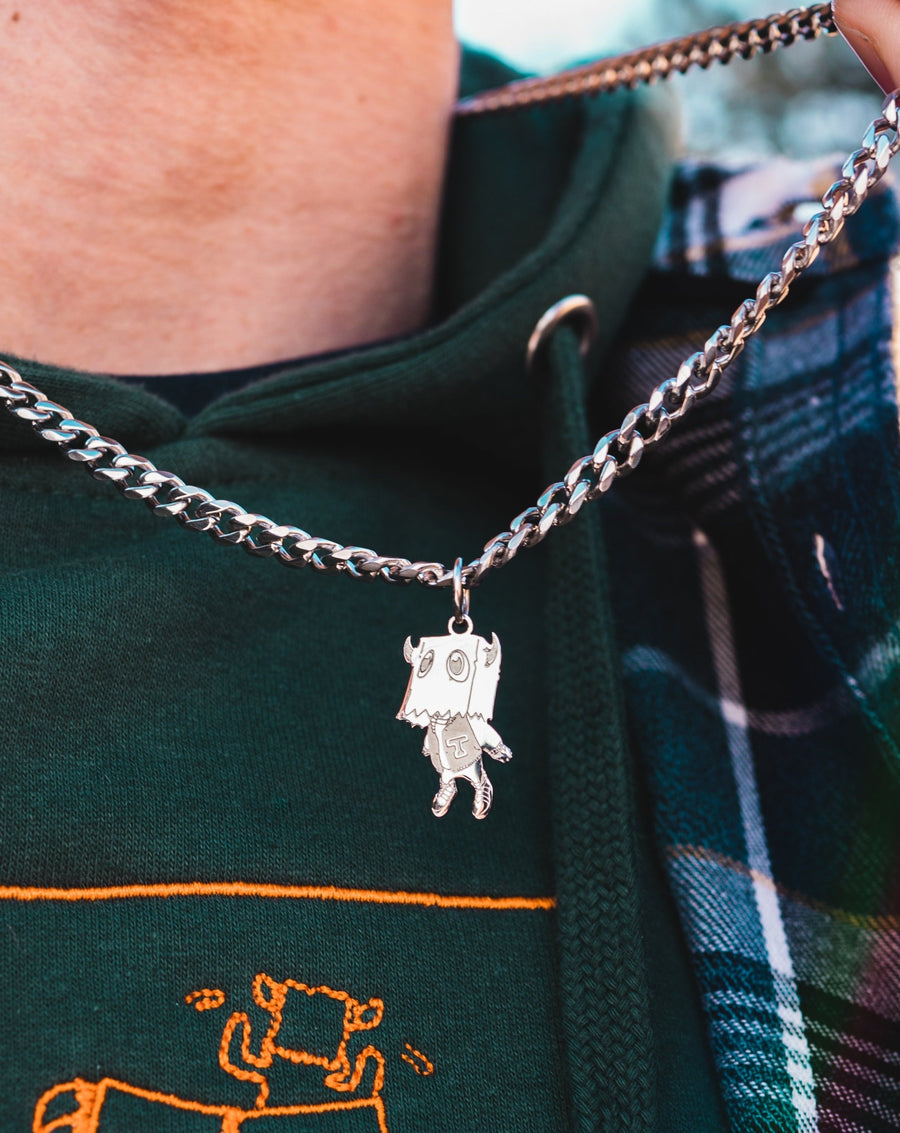 Graduation Bag Boy Necklace lifestyle photo
