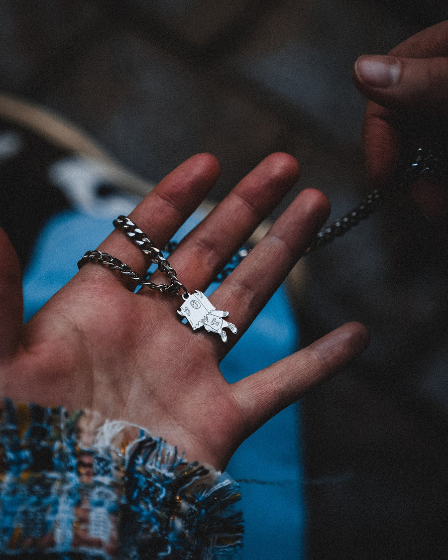 Graduation Bag Boy Necklace lifestyle photo