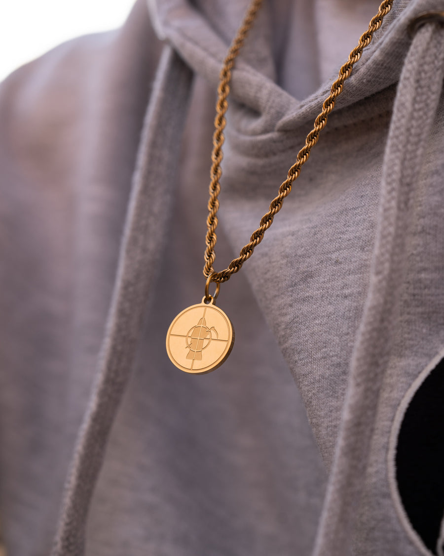 Grim Enemy Necklace lifestyle photo