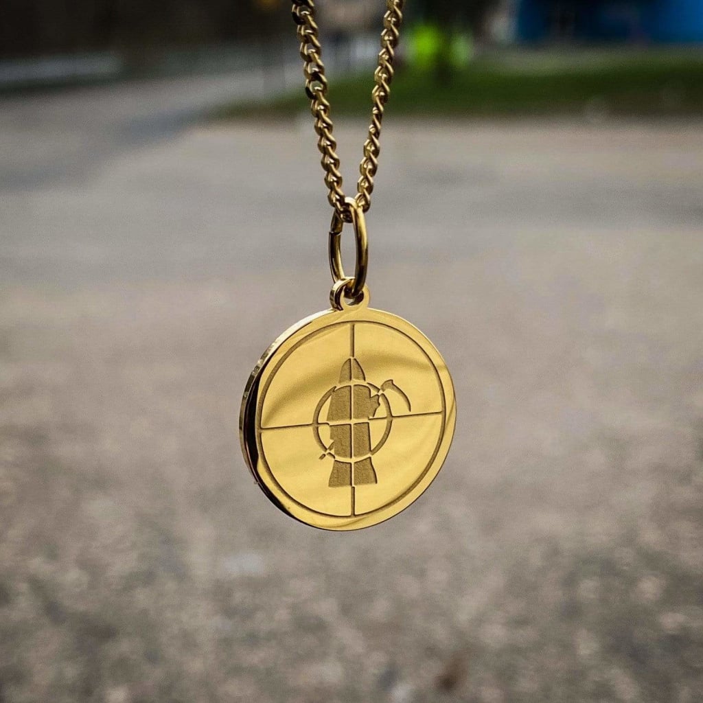 Grim Enemy Necklace lifestyle photo