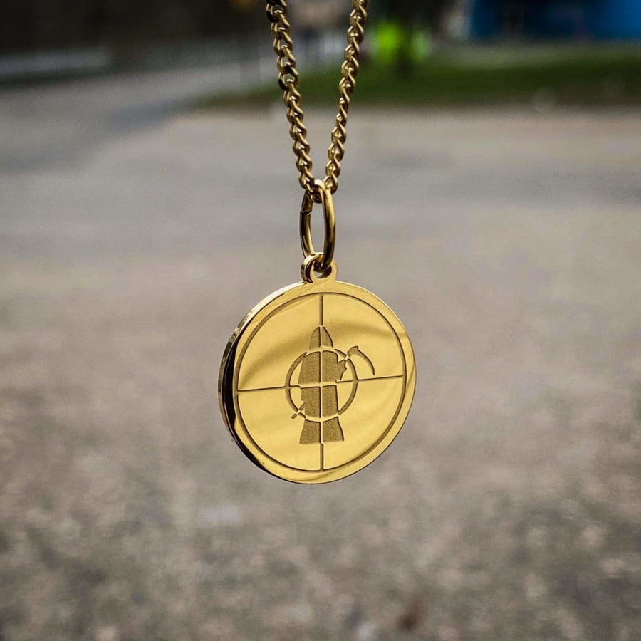 Grim Enemy Necklace lifestyle photo
