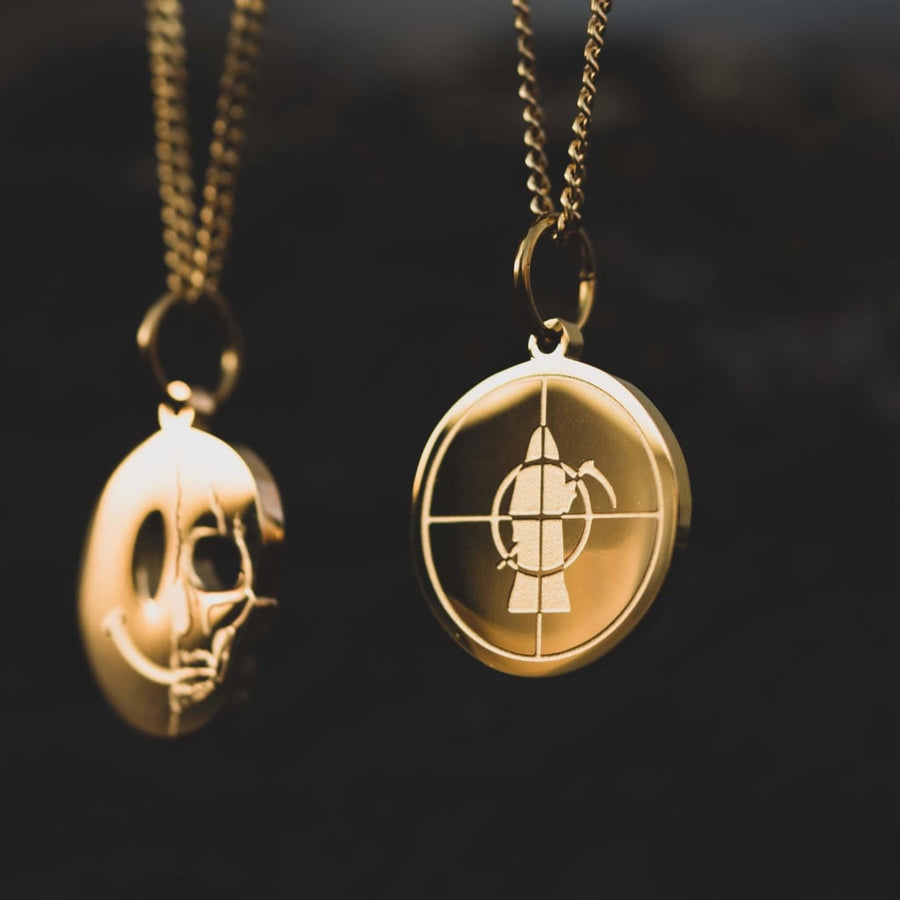 Grim Enemy Necklace lifestyle photo