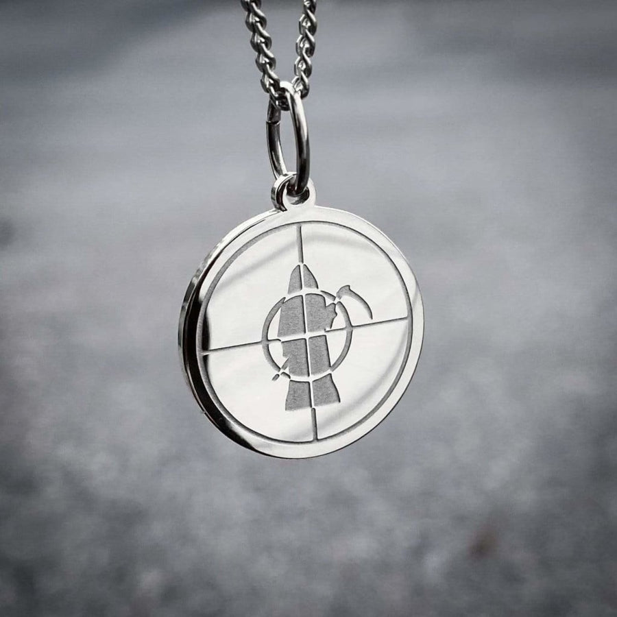 Grim Enemy Necklace lifestyle photo