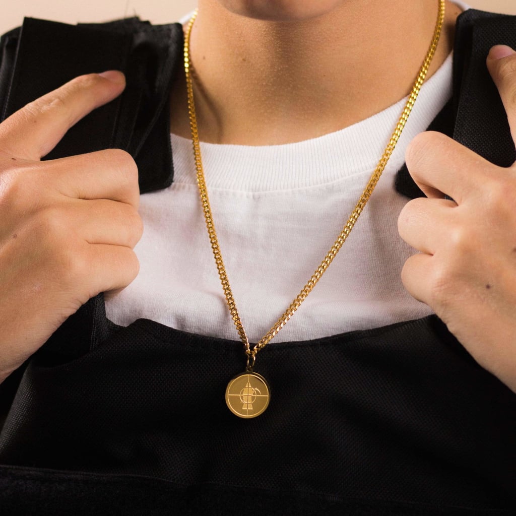 Grim Enemy Necklace lifestyle photo