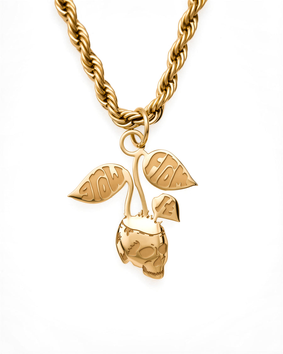 Grow From It Necklace in 18k Gold