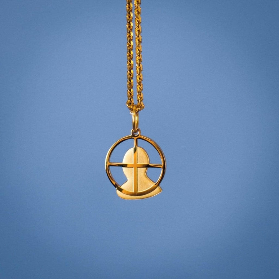 Headshot Necklace lifestyle photo
