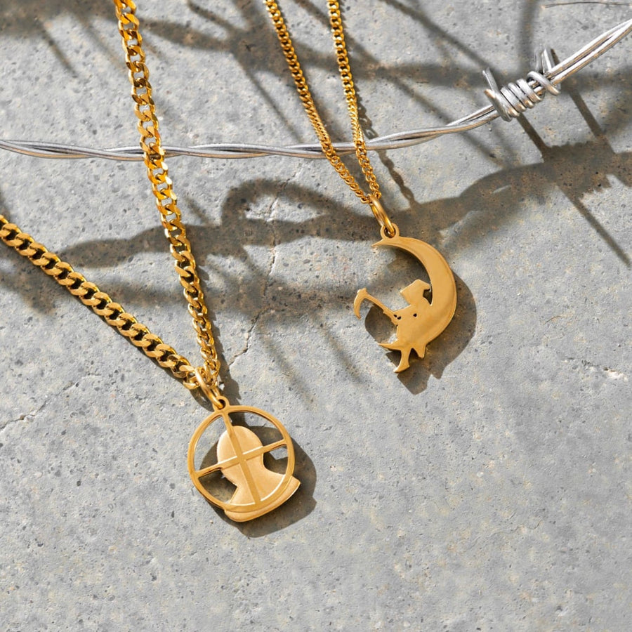 Headshot Necklace lifestyle photo