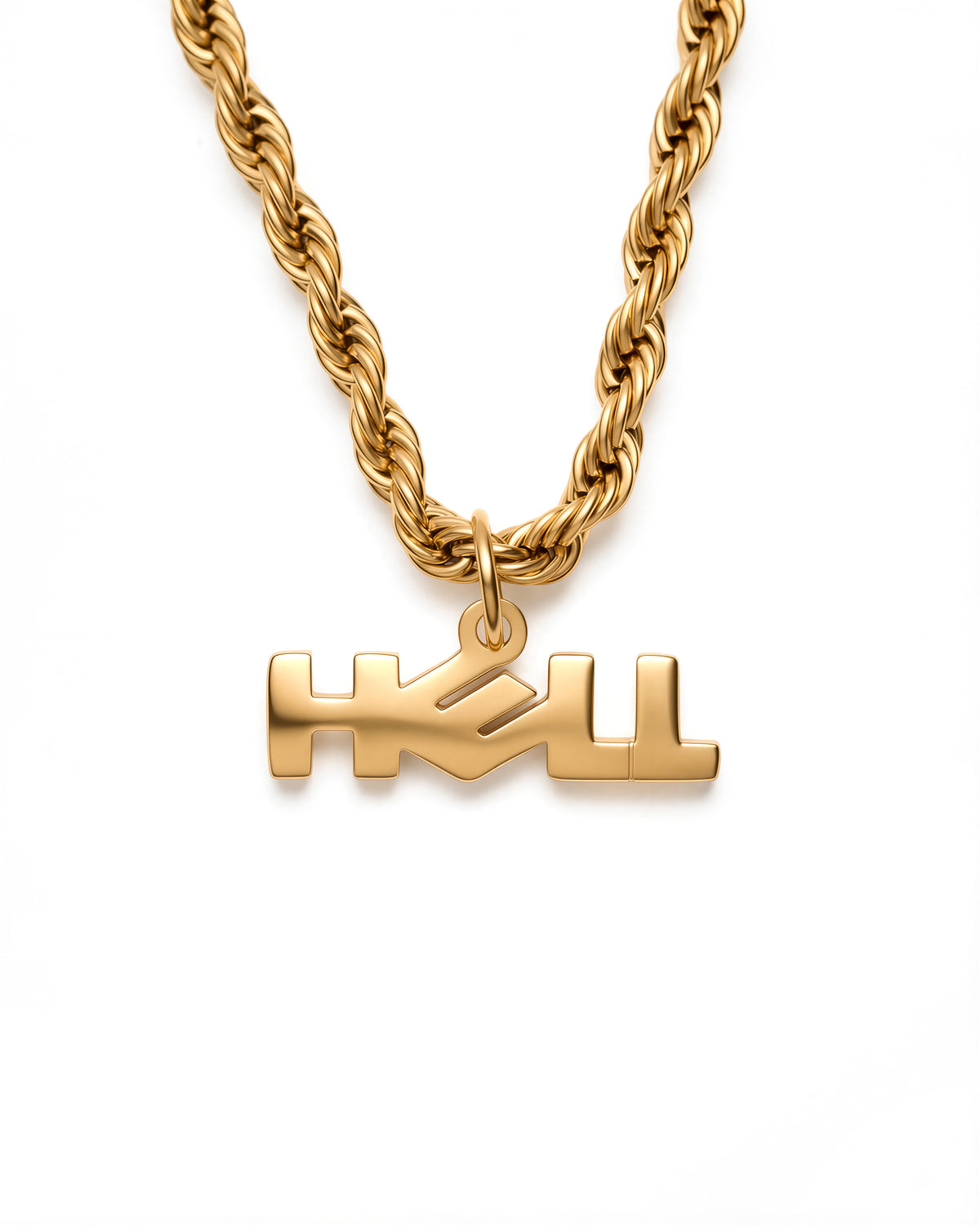 Hell Necklace in 18k Gold