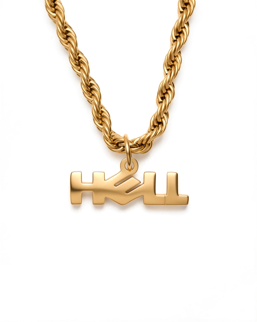 Hell Necklace in 18k Gold