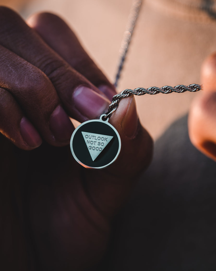 Magic 8 Ball Necklace lifestyle photo