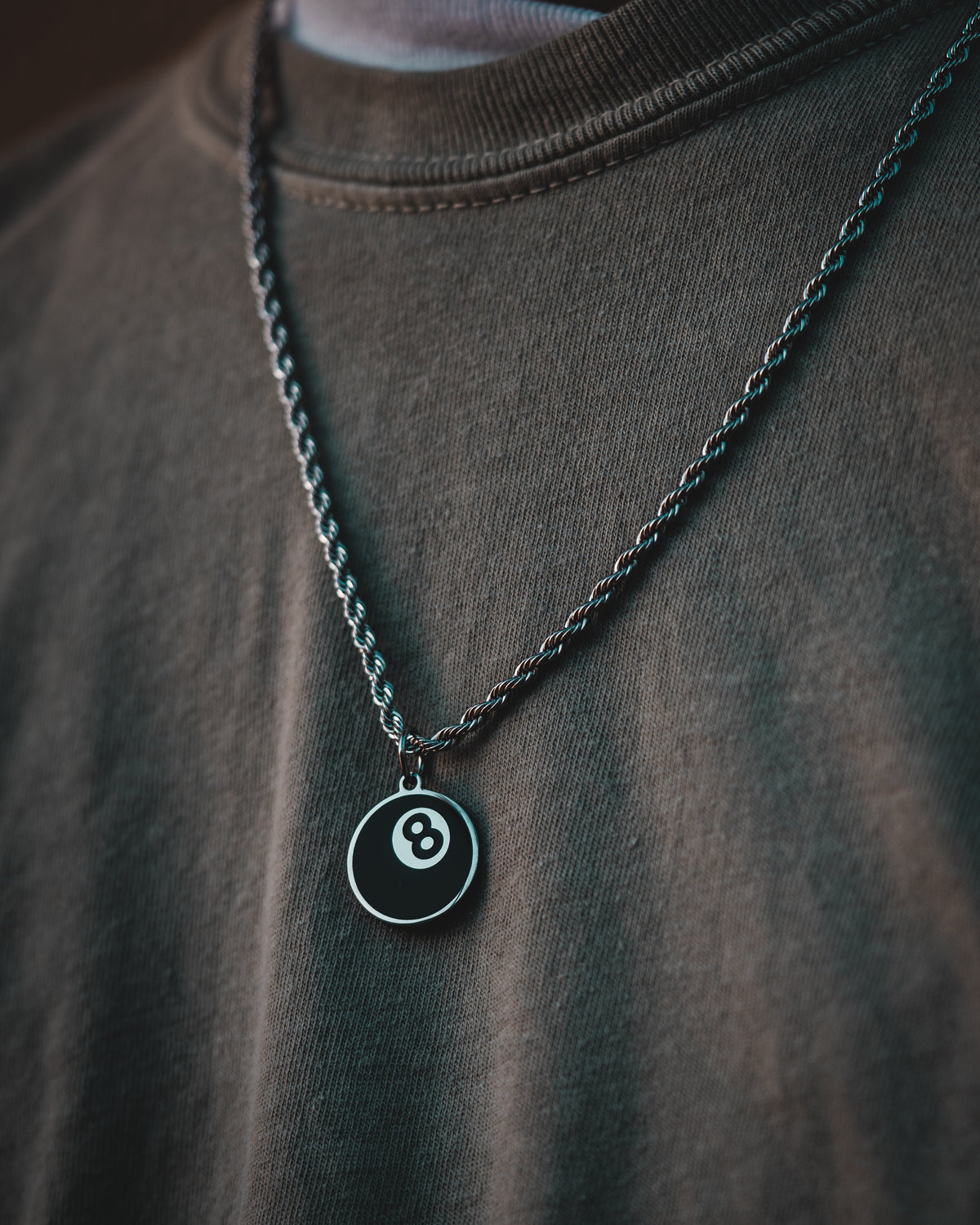 Magic 8 Ball Necklace lifestyle photo