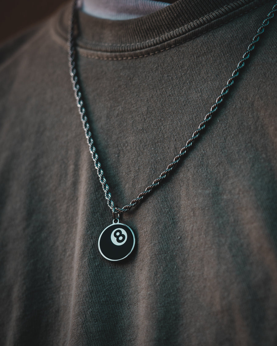 Magic 8 Ball Necklace lifestyle photo