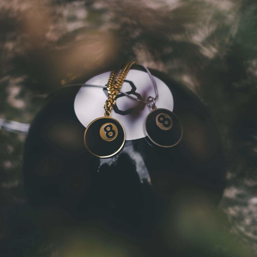 Magic 8 Ball Necklace lifestyle photo