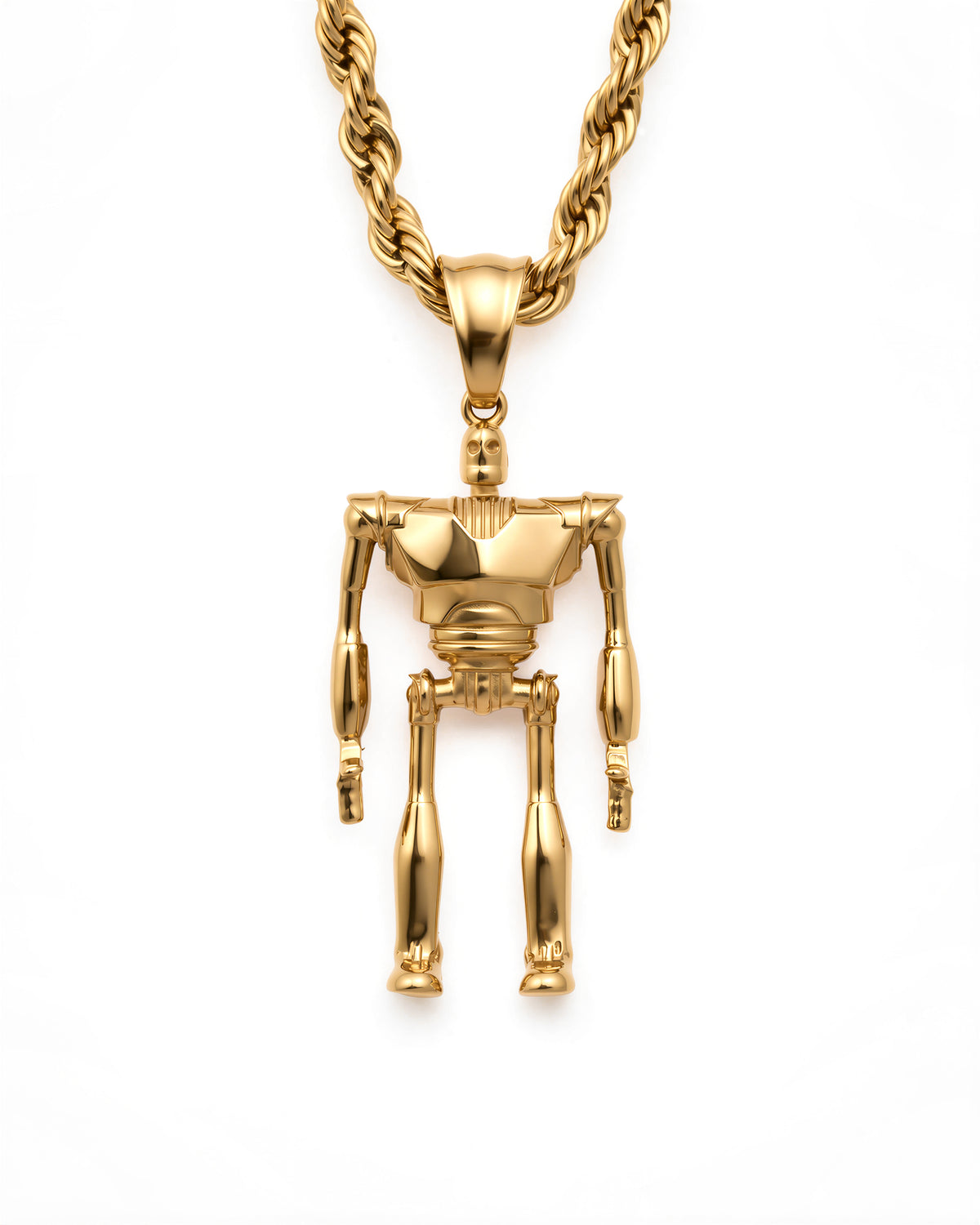 Robo Necklace in 18k Gold