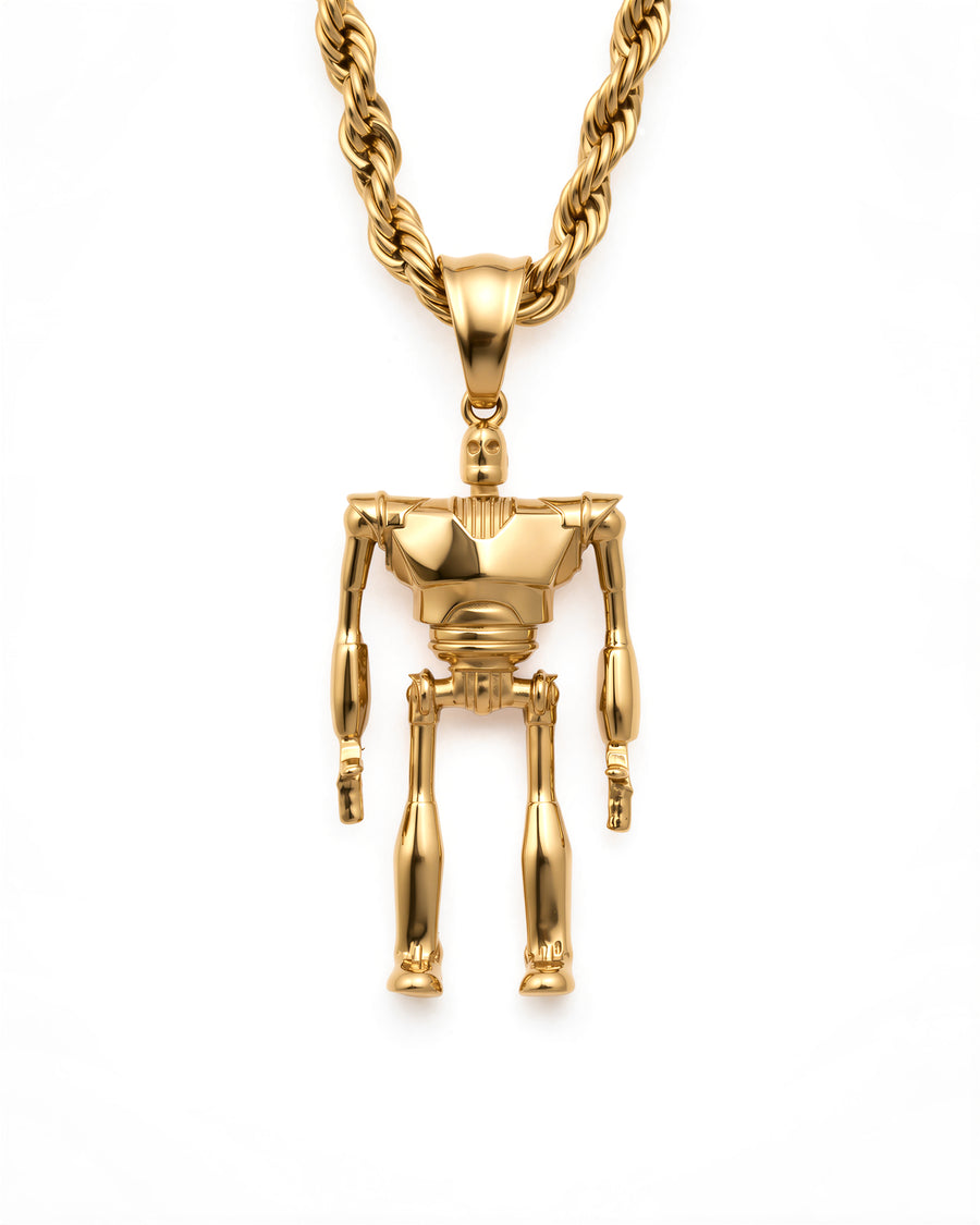 Robo Necklace in 18k Gold