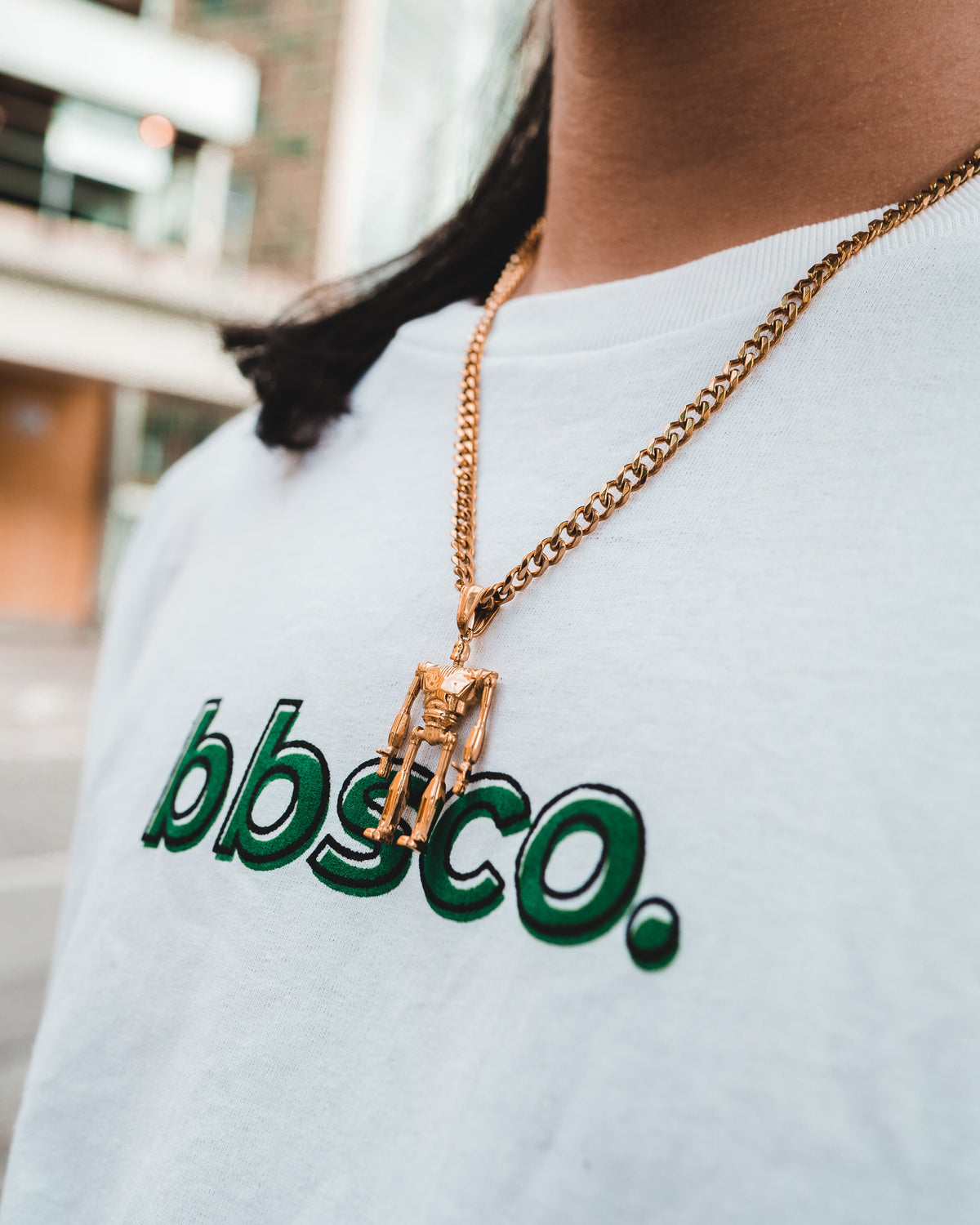 Robo Necklace lifestyle photo