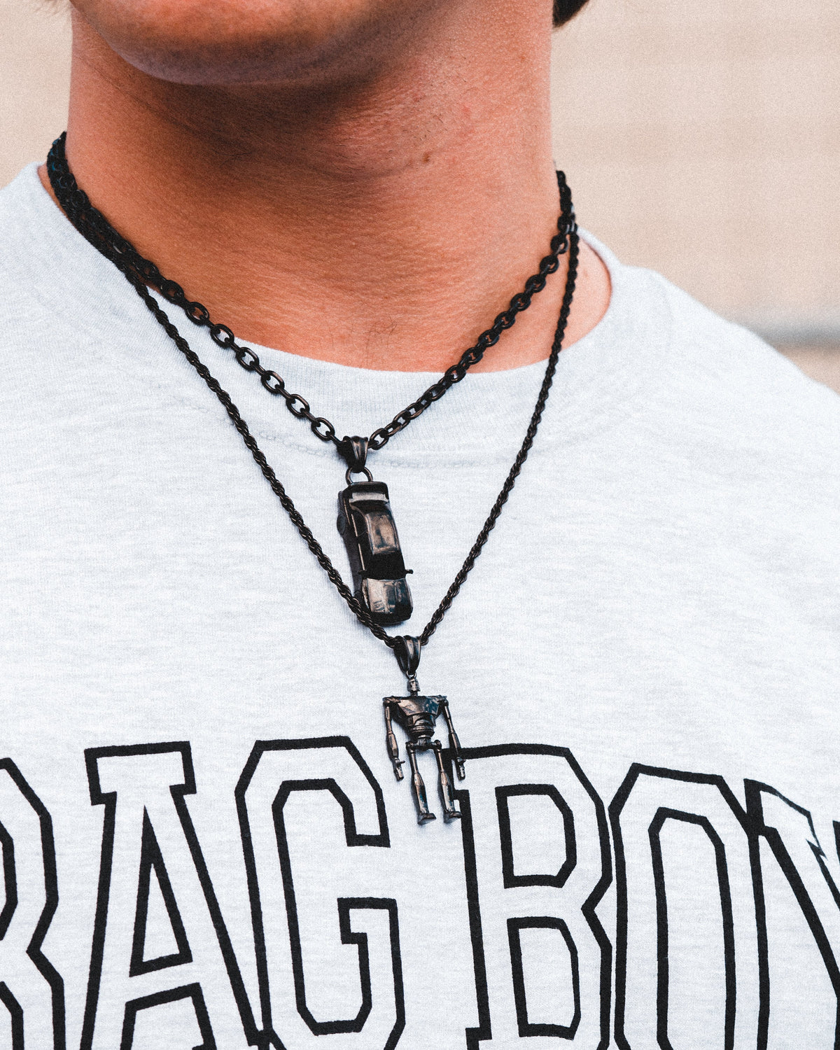 Robo Necklace lifestyle photo