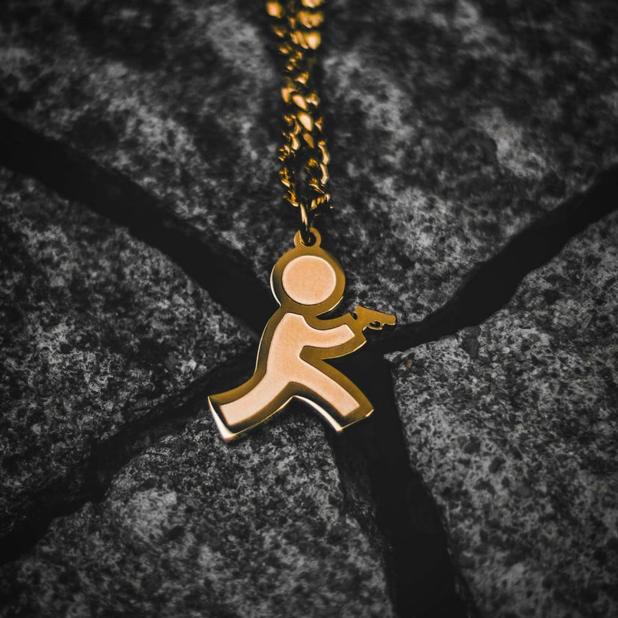 Run N Gun Necklace lifestyle photo