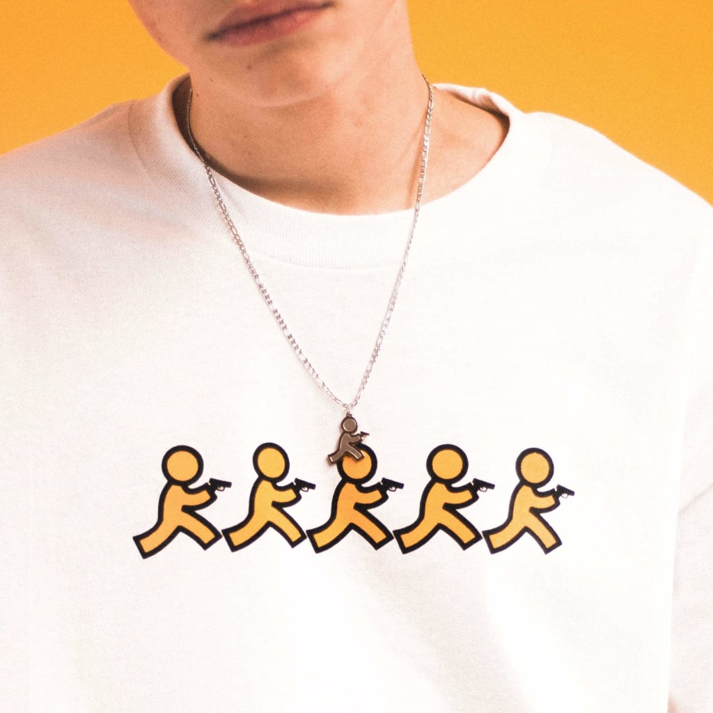 Run N Gun Necklace lifestyle photo