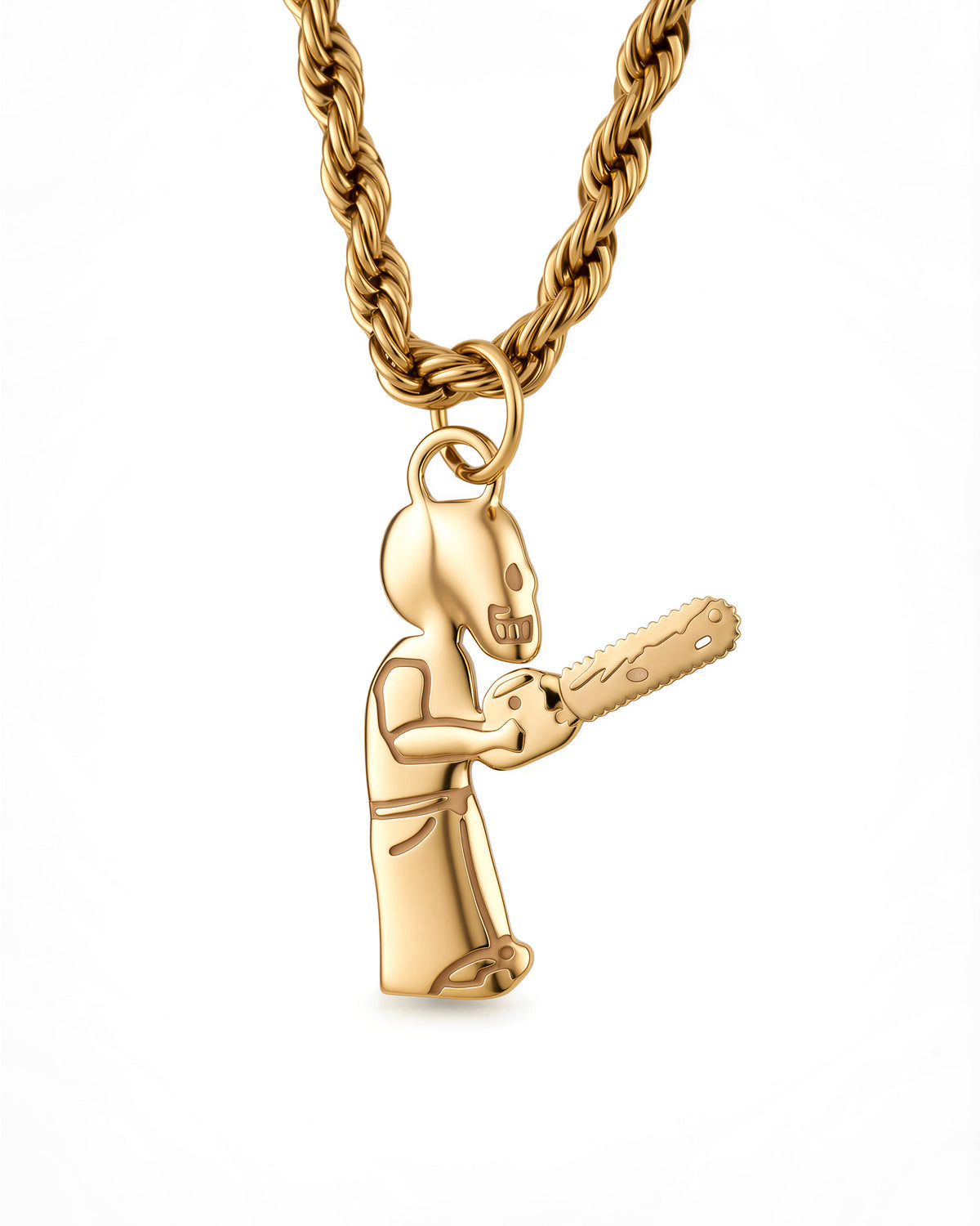 Skull Kid Necklace in 18k Gold