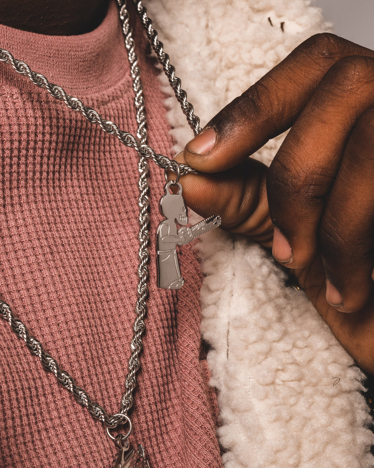 Skull Kid Necklace lifestyle photo